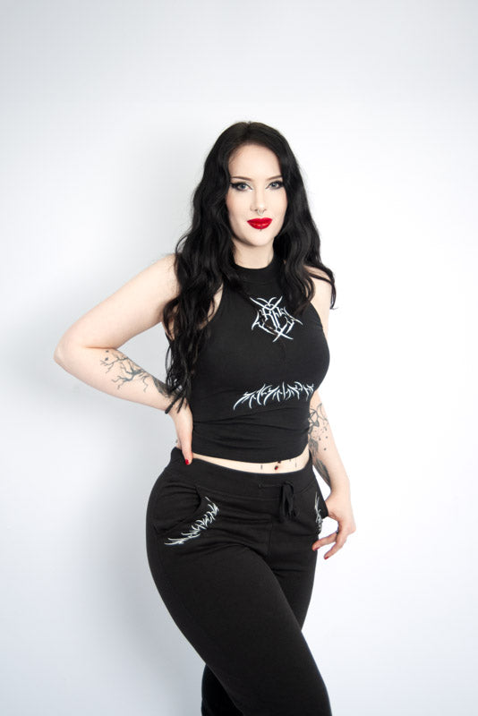 Exilium High Neck Crop Top image 0